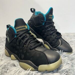 Nike Air Jordan Jumpman Team Pro II Sneakers Black Size Yout 6Y